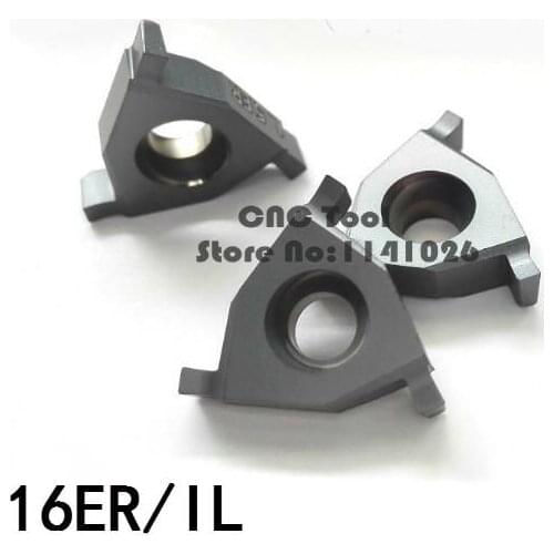 10PCS 16ER/IL 0.8/1.0/1.2/1.4/1.5/1.6/1.8/2.0mm Carbide inserts ,Cutting Tools,slot blade,for Grooving Holder Tools SNL