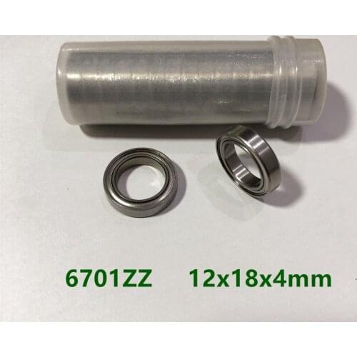 10pcs/50pcs/100pcs 6701ZZ 12x18x4 thin wall deep groove ball bearings 6701Z 6701 -2Z 12*18*4 mm