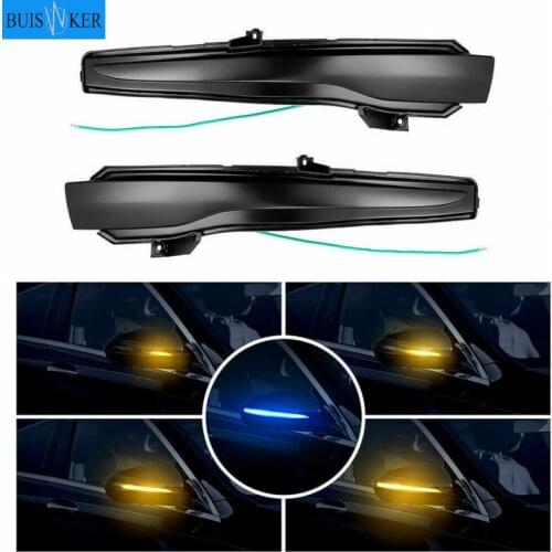 2Pieces For Mercedes Benz C Class W205 E W213 S W222 W217 Dynamic Turn Signal Blinker Sequential Side Mirror Indicator Light