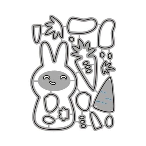 2021 AliliArts Metal Cutting Dies Bunny Builder diy Scrapbooking Photo Album Decorative Embossing PaperCard Crafts Die