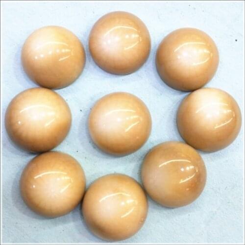 3pcs nature coral cabochons 12mm round shape no hole caps natural coral genuine coral for pendants making accessories best sell