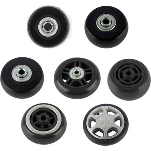 Suitcase Single Swivel Wheel Multiple Size Inline Outdoor Skate Wheels Luggage Case Replacement Parts