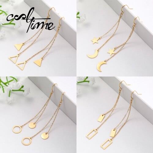 Women's Gold Earrings Cooltime China
