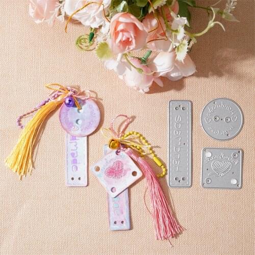 InLoveArts Heart Love Bookmark Tag Metal Cutting Dies Stencils DIY Scrapbooking Photo Album Decorative Embossing DIY Paper Cards