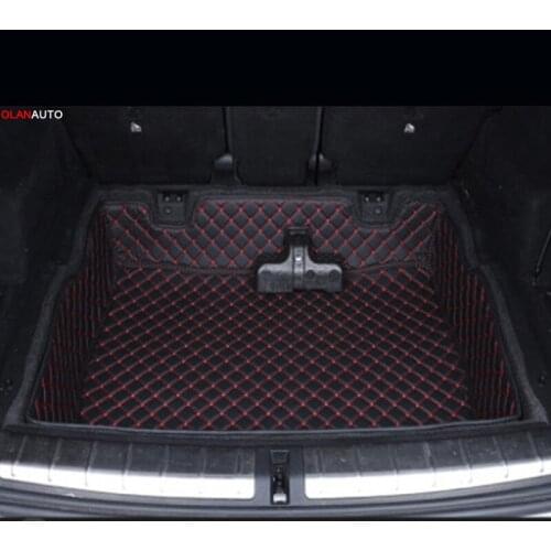 Best quality! Full set car trunk mats for 20 BMW X1durable waterproof cargo liner boot carpets for19 X1new energy tail pad