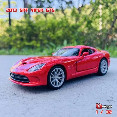 Bburago 1:32 Dodge 2013 SRT Viper GTS & Toy Vehicles Metal Toy Car Model High Simulatio Collection gifts