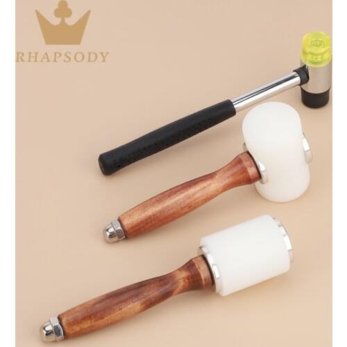 Leather Craft Carving Hammer Cowhide Punch Cutting Sewing DIY Working Saddle Making Tools Leather Craft Tools and Supplies Kits