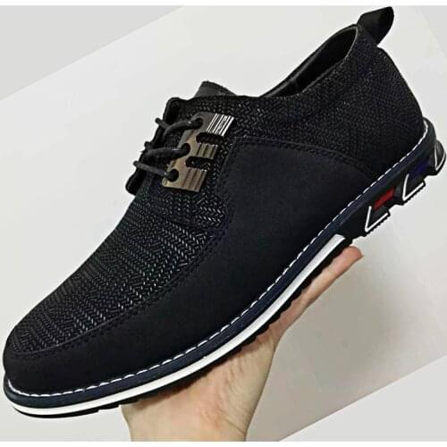 New Breathable Solid Color Slip Men Driving Shoes Spring and Autumn New Style Breathable Mens Peas Shoes The British Sneakers