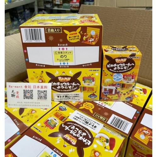 Pokemon CANDY TOY Welcome To Pikachu Room Series Cute Action Figure Blind Box Toys