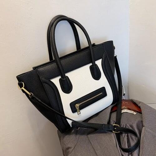Female 2021 Popular New Style Fashion All-match Shoulder/Crossbody Bag Large Capacity Portable Smiling Face Bag