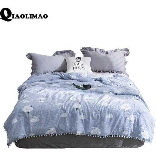Летние одеяла для кровати Qiaolimao China At AliExpress