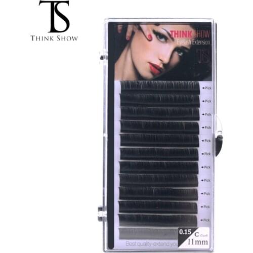 NEWCOME BCD Curl 0.05 0.07 0.10 0.20 Eyelash Extension Lashes Natural False Mink Eyelashes Individual Eyelash Extension 8-15mm