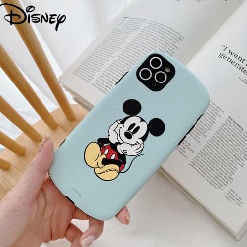Disney Cute Mickey Minnie Phone Case for iPhone MAX/11/12Pro/12Phone Couple Case Cover Silicone