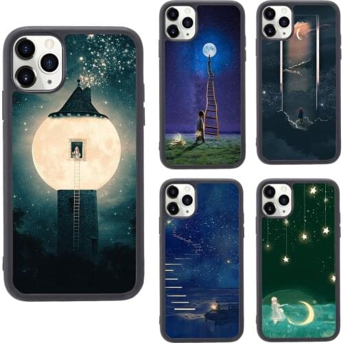 Fairy Tale Phone Case For iPhone 11 Pro Max XR XS Max 7 8 Plus SE 2020 Case Soft Cover Cases For iPhone 11 8 7 Plus XR XS Case