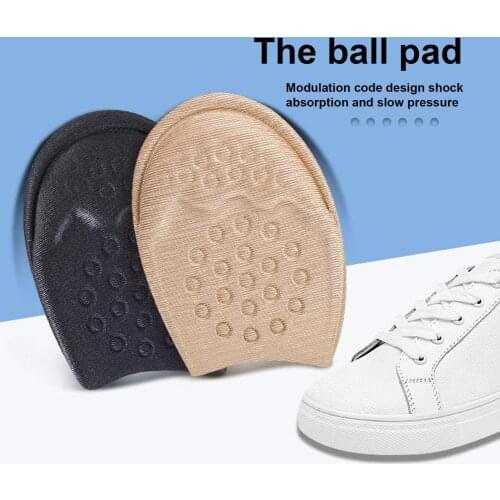 Forefoot Pads Foot Care Memory Foam Insoles Shoes Inserts Women High Heels Sponge Plug Shoe Cushion Pain Relief Foot Care Pad