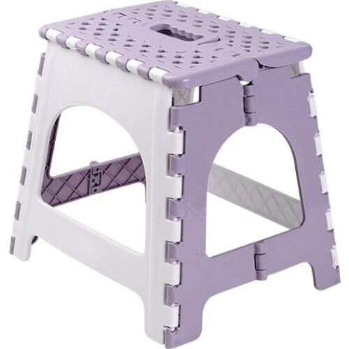 Folding Step Stool Portable Chair Seat for Home Bathroom Kitchen Garden Camping Kids and Adults Use Chair Seat