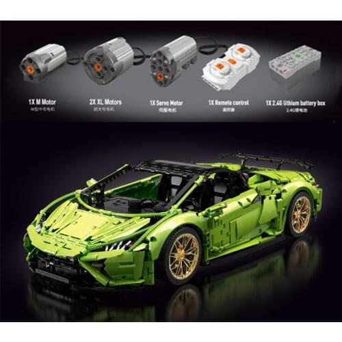 T5003 3558PCS Moc High-Tech Series EV F12 Famous Sport Cars Building Blocks Creator Bricks Toys Childrens Education Gifts T5002