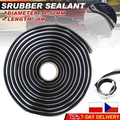 1pcs/2pcs Car Rubber Sealant 4 Meters Butyl Glue Headlight Windshield Retrofit Reseal Hid Headlamps Taillight Shield Glue Tapes