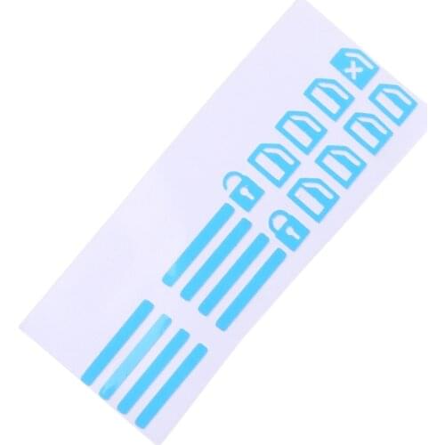 50LC Car Door Window Lift Window Button Sticker Car Sticker Luminous Car Styling