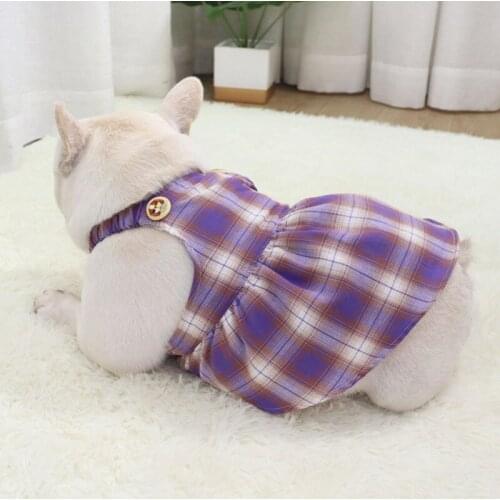 6194# Summer Dog Clothes Fat Pets Clothing Bulldog Pet Clothes for Medium Large Dogs Shirt Summer Pet Clothes York Ropa Perro