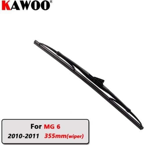 KAWOO Car Rear Wiper Blades Back Window Wipers Arm For MG 6 Hatchback (2010-2011) 355mm Auto Windscreen Blade Styling