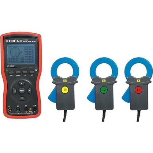 ETCR4320 Intelligent Large Clamp 3-phase Voltage-ampere Meter Digital Voltmeter AC 0.00V-600V/AC 0mA-600A/0.0W-240kW