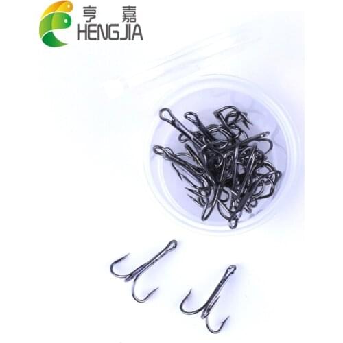 HENGJIA 2# 4# 6# 8# 10# High Carbon Steel Fishing Hooks Barb Fishhook Pesca Jigs Carp catfish Fishing Tackle Box