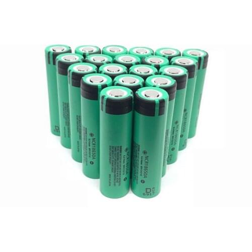 18pcs/lot New Original Battery For Panasonic NCR18650A 3100mah 18650 3.7V Rechargeable Lithium Flashlight Torch Batteries Cell