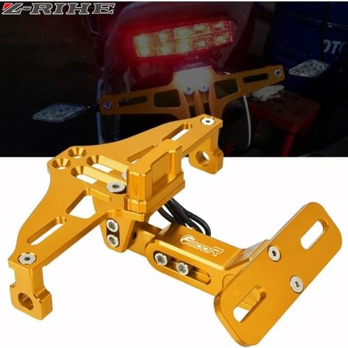 FOR BMW F800R F 800 R 2009 - 2011 2012 2013 2014 2015 2016 Motorcycle LED License Plate Holder Support Plaque Moto Bracket Frame