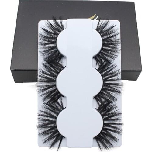 NEW 3pair 25mm fake Eyelashes 100% Mink Eyelashes Mink Lashes Natural Dramatic Volume Eyelashes Extension False Eyelashes