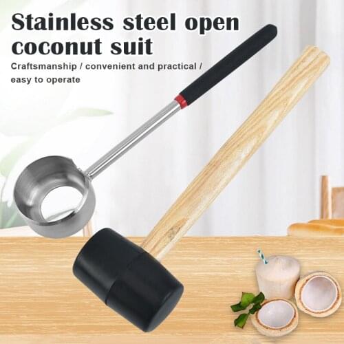 Stainless Steel Coconut Opener Tool Remove Jujube Hawthorn Walnut Kernel Coconuts Open Hole Tool Kitchen Accessories Droshipping
