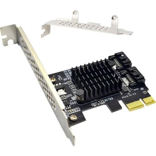 PCI-E SATA 1X 4X 8X 16X PCI-E Cards PCI Express to SATA 3.0 2-Port SATA III 6Gbps Expansion Adapter Boards with Marvel 9125 chip