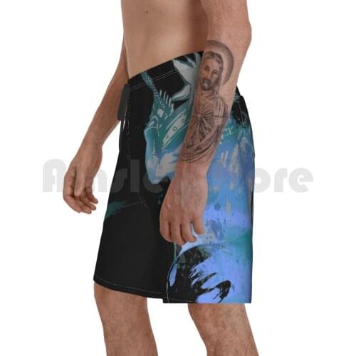 Cloud Strife Meteor ( Black ) Beach Shorts Men Beach Pants Swimwear Final Fantasy Vii Final Fantasy Square Enix