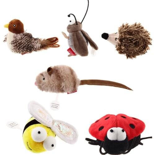 Pop Cats Toy Plush Vocalize Mouse Cat Interactive Fidget Products Accessories Rabbit Prank Toys Pet Cats Puppy Hamster Supplies