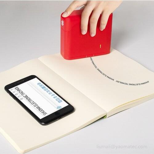 12.7mm Android Bluetooth Portable QR Bar Batch Code Date Number Logo Expiry Date Label Handheld Thermal Inkjet Printer