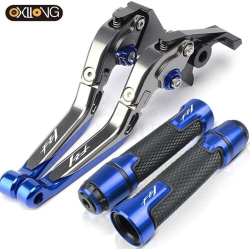 Motorcycle Accessories Extendable Adjustable Brake Clutch Levers For Yamaha FZ1 2001 2002 2003 2004 2005 Handlebar Hand Grips