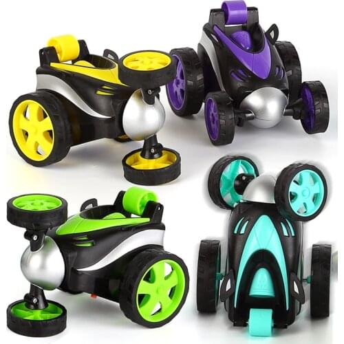Rolling 360 Rotating Fast Mini RC Car Deformation Tumbling Model Rock Electronic Remote Control Drift stunt Car Toy For children