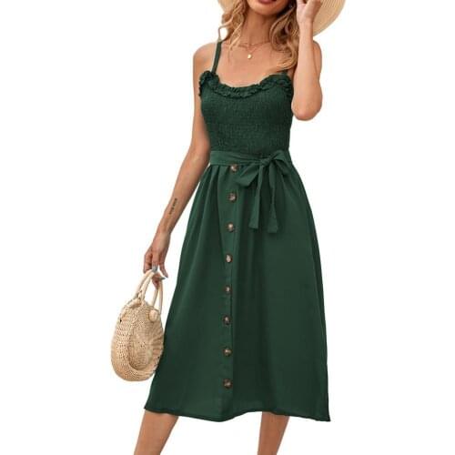 Sanwood Off-the-shoulder Summer Dresses