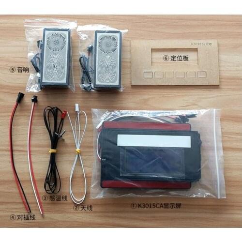 K3015CA Light Mirror Touch Switch With Bluetooth Fm Radio Temperature Date Calendar Display for Bathroom or Cabinet Mirror