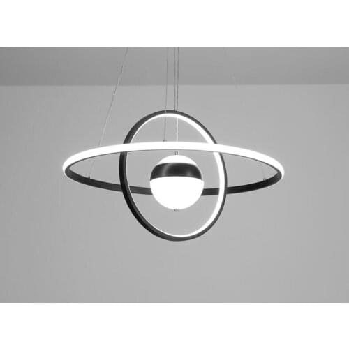 Restaurant chandelier modern simple LED ceiling lamp creative personality bar bedroom Nordic family atmosphere dining room lamp