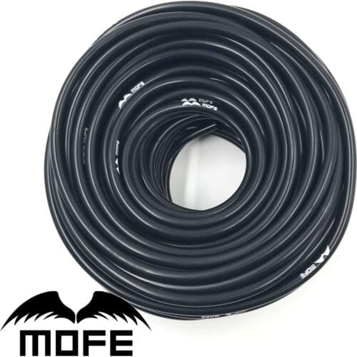 Universal 5 Meter Black Vacuum Hose /Tube Silicone Pipe Blue ID3mm/4mm/6mm/8mm