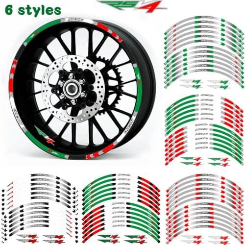 High Quality Motorcycle Wheel Decal Reflective Stickers For Aprilia RSV4 R/RR RSV4 RF RSV4 RFW MISANO RSV4 FACTORY ABS
