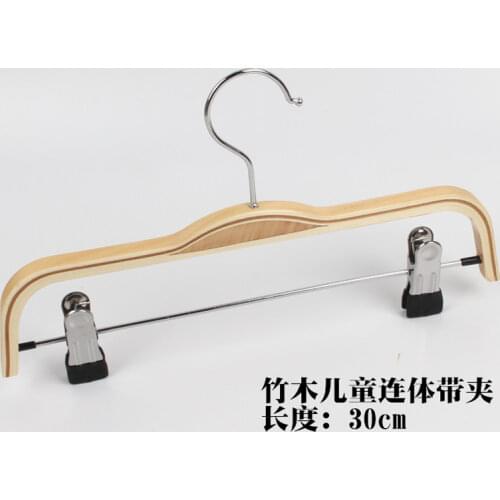 10pcs/lot 36cm Wood Hanger Clothes Racks Wooden Hangers For Pant Slip-resistant Bra Dress Hanger