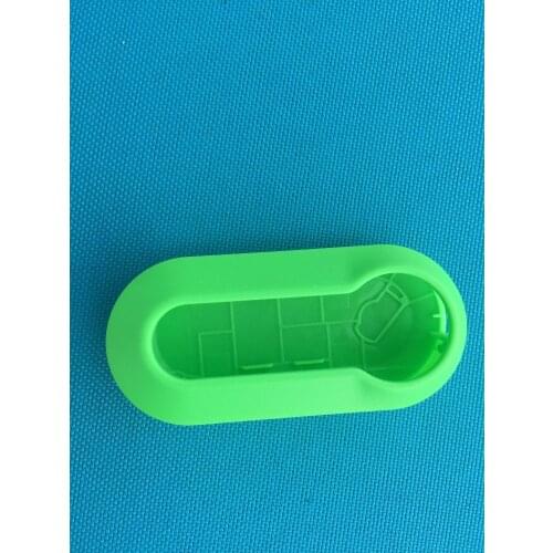 10Pcs/Lot Of New Replacement Key Shell Cover For Fiat 3 Buttons Remote Flip Case Green Color No Logo Car Accessories Auto Parts