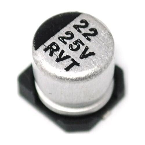 10PCS/LOT SMD Electrolytic Capacitor 25V/22uF 5*5.3 25V 22UF