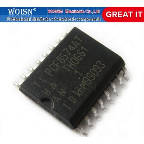 2pcs/lot PCF8574AT PCF8574T PCF8574 SOP-16 I/O Extender chip In Stock