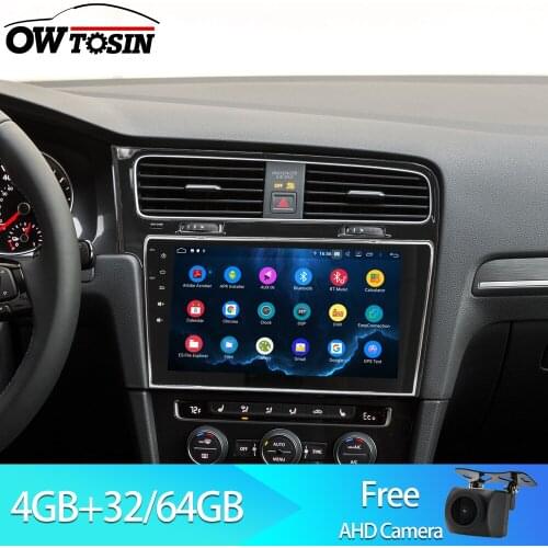 Owtosin Android 9.0 Car Radio Multimedia For Volkswagen VW Golf 2013 2014 2015 2016 2017 Car DVD GPS Navigation Autoradio