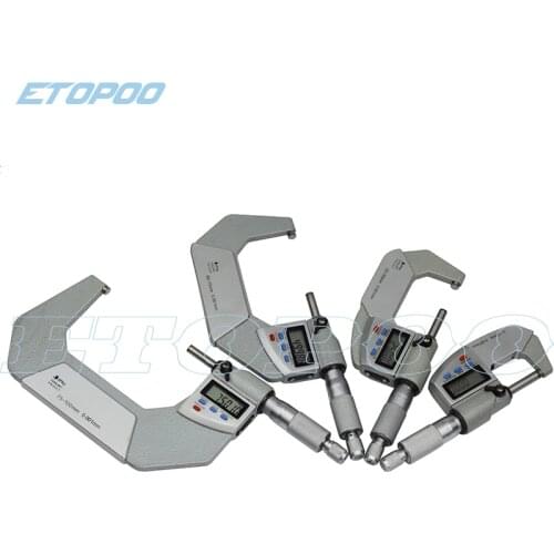 0-25mm 25-50mm 50-75mm 75-100mm electronic micrometer 0.001mm IP65 water proof digital micrometer thickness caliper gauge