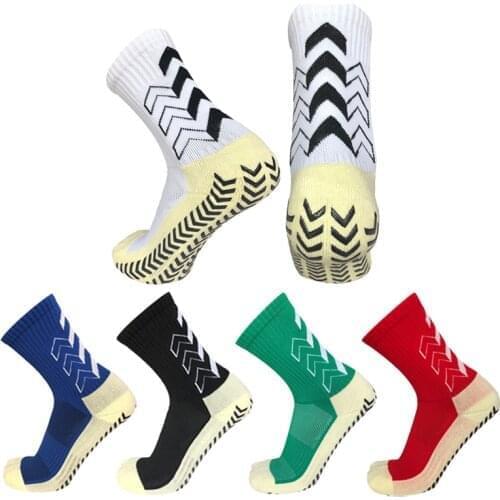 Hot-Selling Football Socks Bottom Thickened Glued Non-Slip 5-Color Arrow Sports Socks Nylon Cotton Basketball For Men Unisex
