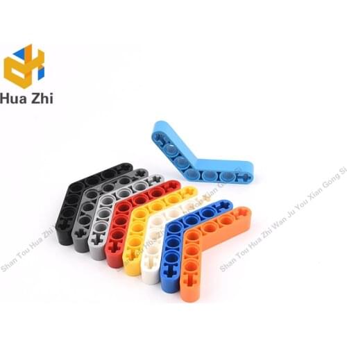 Building Blocks Parts 6629 10PCS Technic Beam 1 x 9 Bent (6 - 4) Thick LEGOING MOCS Education